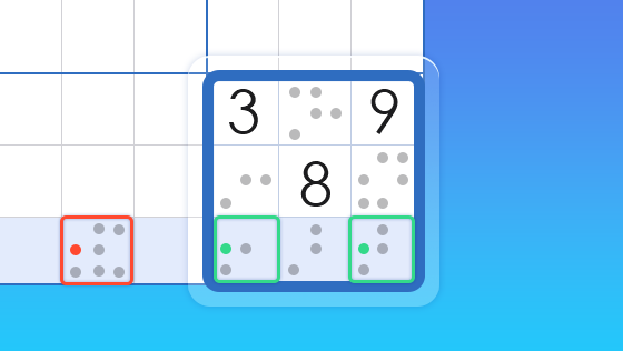 technique to solve sudoku